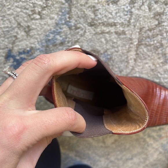 Roberto Boticcelli Snake Skin Leather Boots | Size 6.5 - Picture 5 of 5